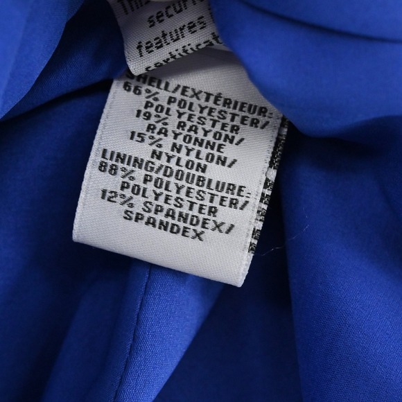 Diane Von Furstenberg Carrie Dress Size 6 Hexagon Dot Blue White Modern Retro - Picture 8 of 14